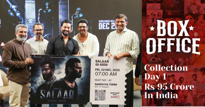 Salaar Box Office Beats SRK’s Dunki Collection Day 1: Prabhas-Starrer Earns Rs 95 Crore In India On Opening Day.