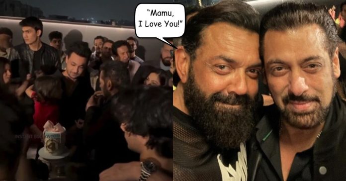 Salman Khan Birthday Celebrations With Niece Ayat. Bobby Deol Shares Selfie With ‘MAMU’. See Inside Photos And Videos.