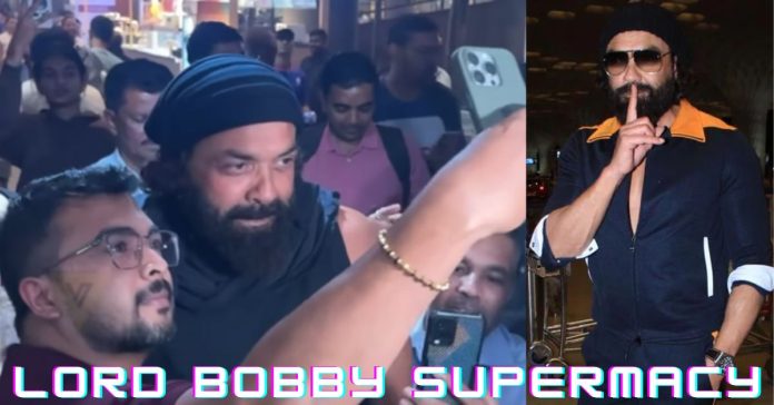 Bobby Deol Exits Mumbai Airport Without Security, Gets Mobbed By Adoring Fans. Watch