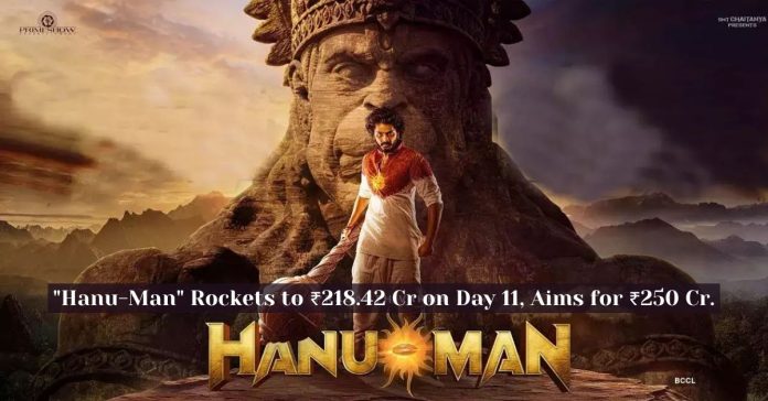 Hanu-Man Box Office Collection Soars To ₹ 218.42 Crore On Day 11, Eyes ₹ 250 Crore Milestone