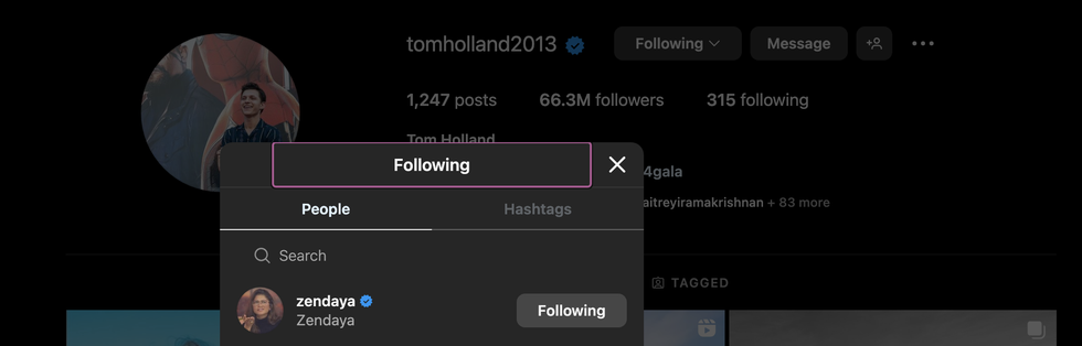 Zendaya Unfollows Everyone On Instagram Including Boyfriend Tom Holland