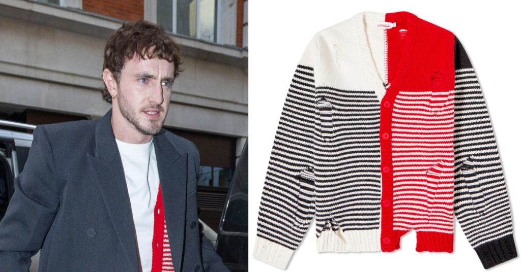 The Mega Shred Cardigan from Charles Jeffrey's Loverboy line