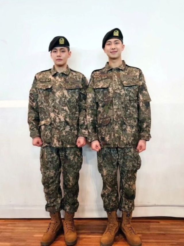 BTS RM Jungkook and V Taehyung Graduate with Honors, Completed 5-week military training as elite graduate among six.