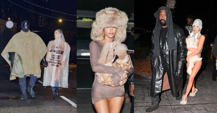 WATCH: Bianca Censori Puts Everything On Display In A Clear See-Through Raincoat While Out With Kanye West.