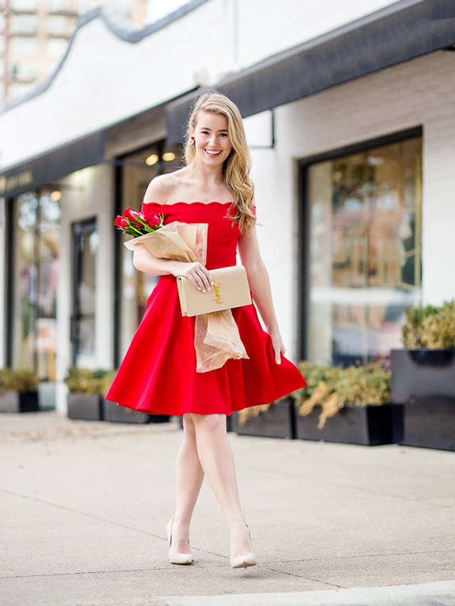 TRENDY RED DRESS IDEAS FOR VALENTINE’S DAY