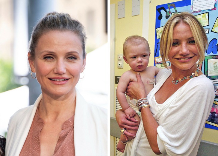 Cameron Diaz with her Baby boy
