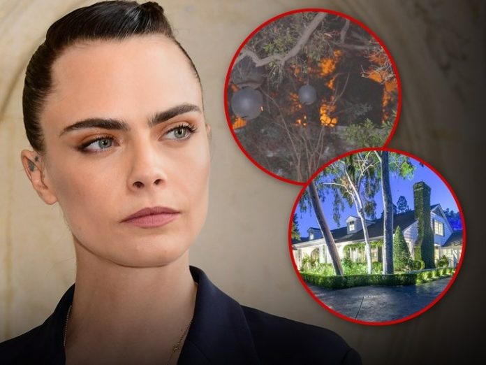 Blaze Of Misfortune: Cara Delevingne's $7 Million LA Mansion Engulfed In Flames