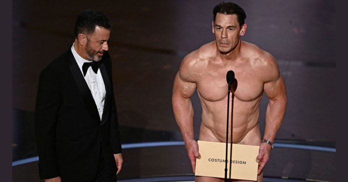 WATCH | John Cena Goes Nude To Present Best Costume Awards At Oscars 2024, Video Goes Viral.