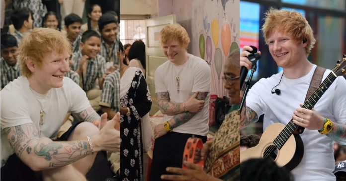 WATCH | Ed Sheeran's Surprise School Visit In Mumbai, Sings With Students.