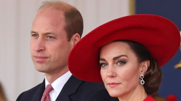 Prince William with his wife Kate Middleton