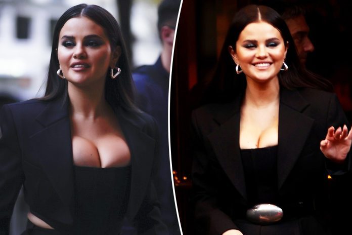 See Pictures | Selena Gomez Stuns Fans In New Black Dress, Fans Compare Her To An OnlyFans Model