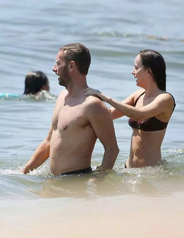 Chris Martin with Dakota Johnson enjoying on a Vacation