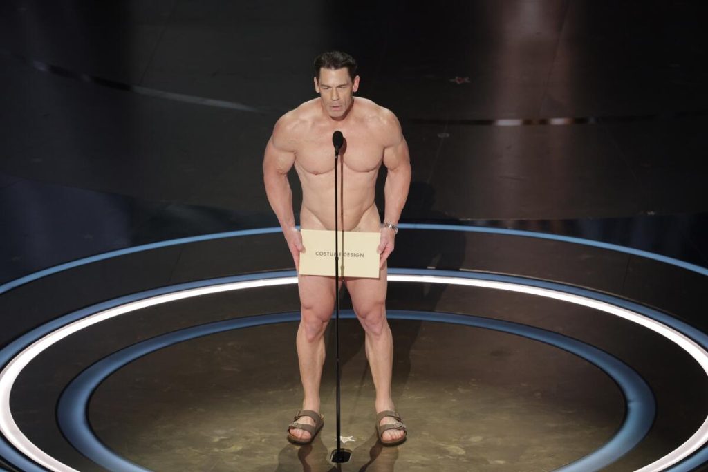 John Cena goes nude as presenter for Oscars 2024
