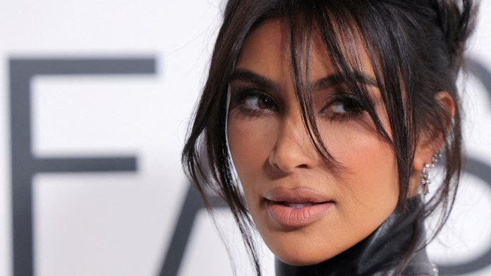 Check Out | Kim Kardashian Wears Black Dress With Balenciaga Price Tag Left On