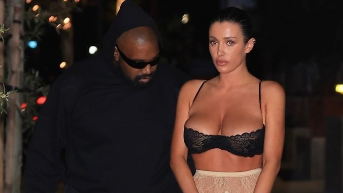 Exclusive: Bianca Censori Goes Underwear-Free In Sheer Tights On A Date Night With Kanye West