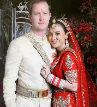 Preity Zinta with her Husband
