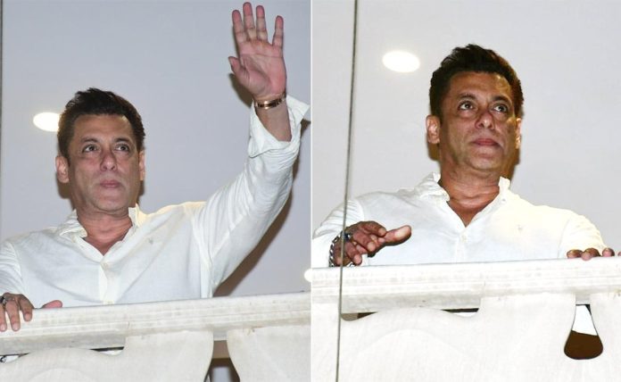 Eid 2024: Salman Khan And His Father Salim Khan Extend Greetings To Fans Outside Their Mumbai Residence