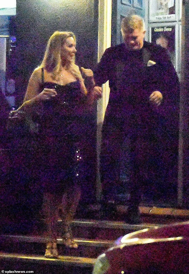 Ricky Hatton and Claire Sweeney out on a Night-out