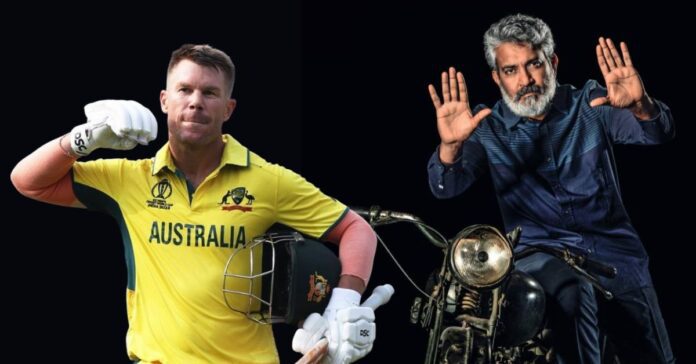 David Warner Collaborates With Director SS Rajamouli. Netizens Call It Collab Of The Year!