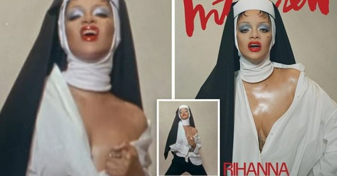Rihanna Faces Backlash Over Provocative Magazine Cover As Sexy Nun: Criticized For Religious Insensitivity