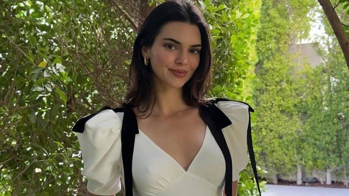 Kendall Jenner Steps Into Spring With A Stunning $2,990 Easter Ensemble, Complete With Velvet Accents