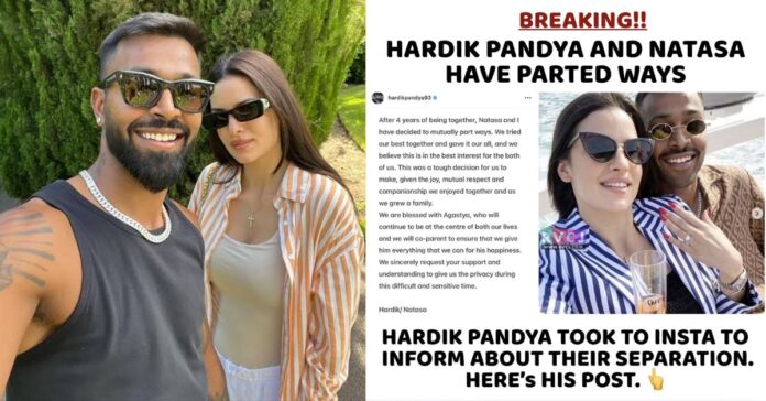 Hardik Pandya Confirms Divorce with Natasa Stankovic. How Much Is Divorce Settlement?